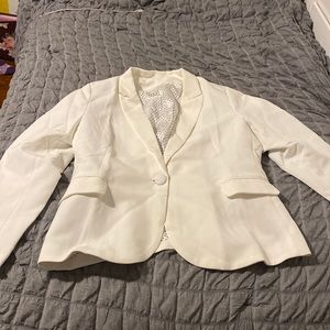 Womens blazer white